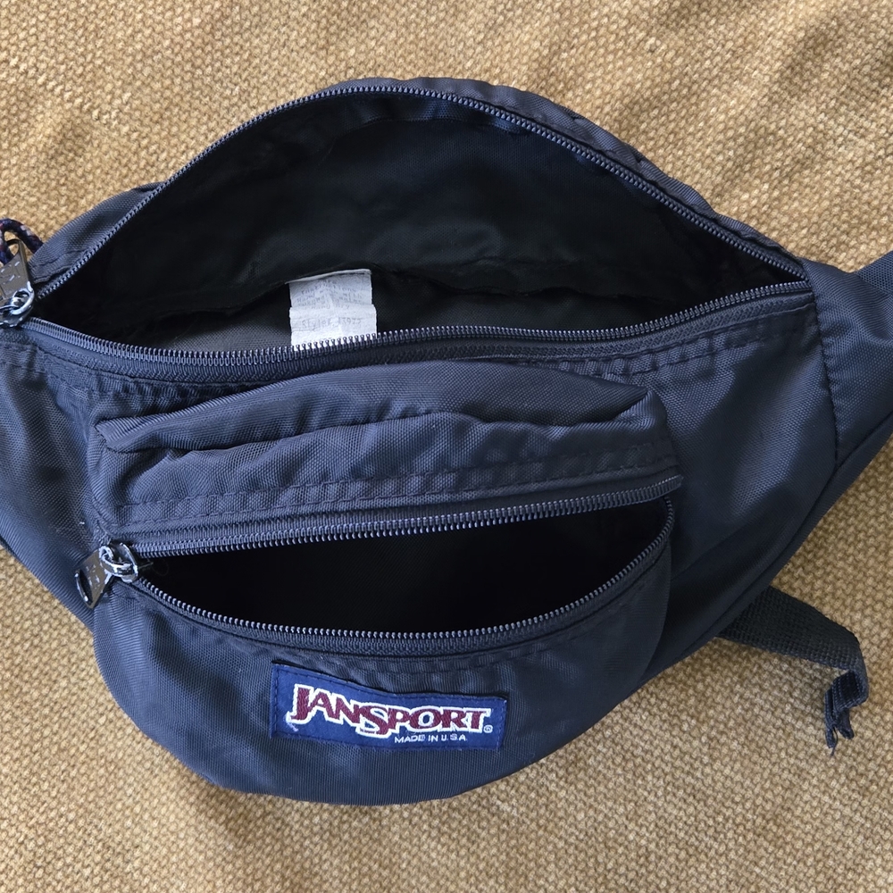 Vintage JanSport Black Waist Pack - Picture 6 of 7